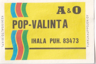 Ihala. POP - valinta A&O    b423
