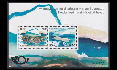 Grönlanti 609-10BL59 ** Pohjola elämää meren äärellä