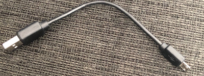 USB 2 A - Micro-B kaapeli - 10cm