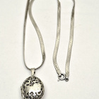 Kaulakoru amuletti leijona kuvalla hopea 925 - pikkukuva 1