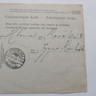 1928 Halkivaha rivil + Narva postiosoitus - pikkukuva 2