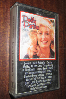Dolly Parton love is like a butterfly c-kasetti v.1974
