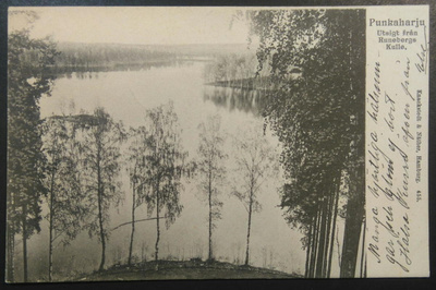 Maisemakortti - Punkaharju, kulk. VÄLIMÄKI - Heinola 1903