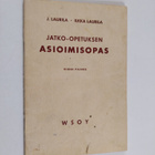 Jaakko Laurila : Jatko-opetuksen asioimisopas - pikkukuva 1