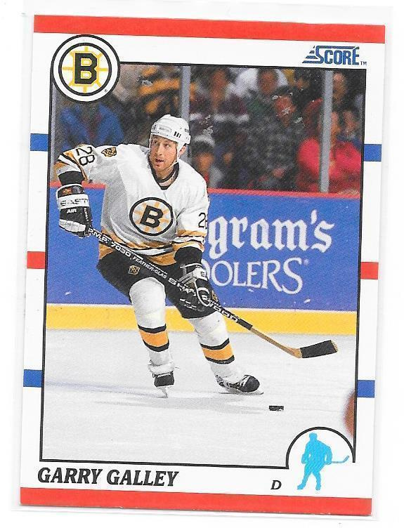 1990-91 Score #253 Garry Galley Boston Bruins