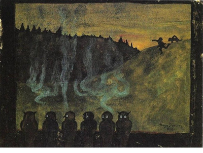 kortti ** Simberg Hugo Salaperäinen tunnelma - erilaisia