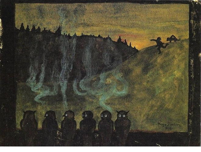 kortti ** Simberg Hugo Salaperäinen tunnelma - erilaisia