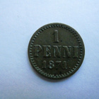 1 penni 1871 - pikkukuva 1