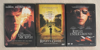 Patricia Highsmithin TOM RIPLEY -trilogia (1999-2005) 3DVD