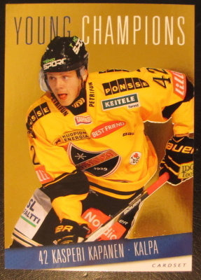 Kasperi Kapanen /999 Young Champions Cardset 2016-17