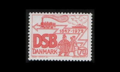 Tanska 523 ** Kaupunkirautatiet 125v (1972)