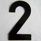 Numerotarra n:o 2, korkeus 10 cm. - pikkukuva 1