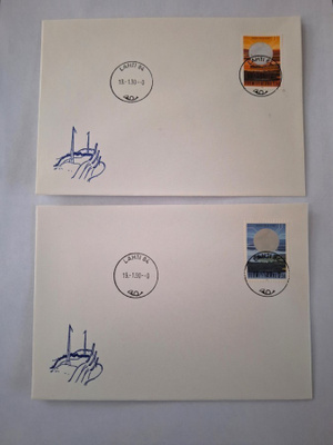 FDC 19.1.1990 POSTI-TELE-POST HOLOGRAMI