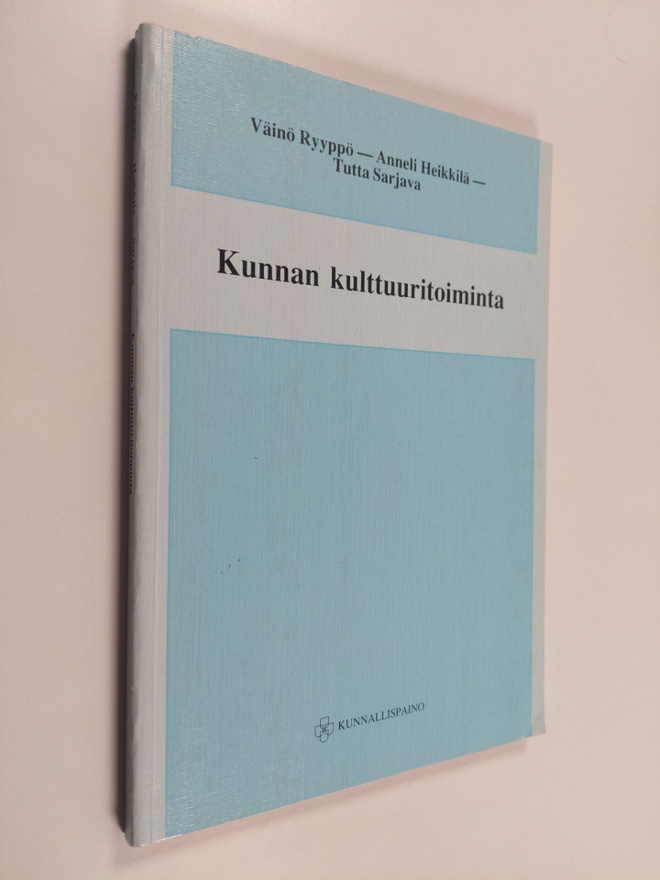 Väinö Ryyppö : Kunnan kulttuuritoiminta