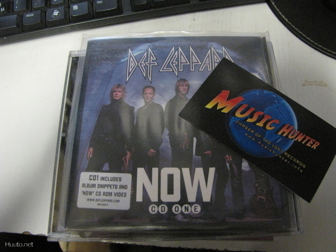 DEF LEPPARD - NOW (CD ONE) CD SINGLE UK PAINOS UUSI