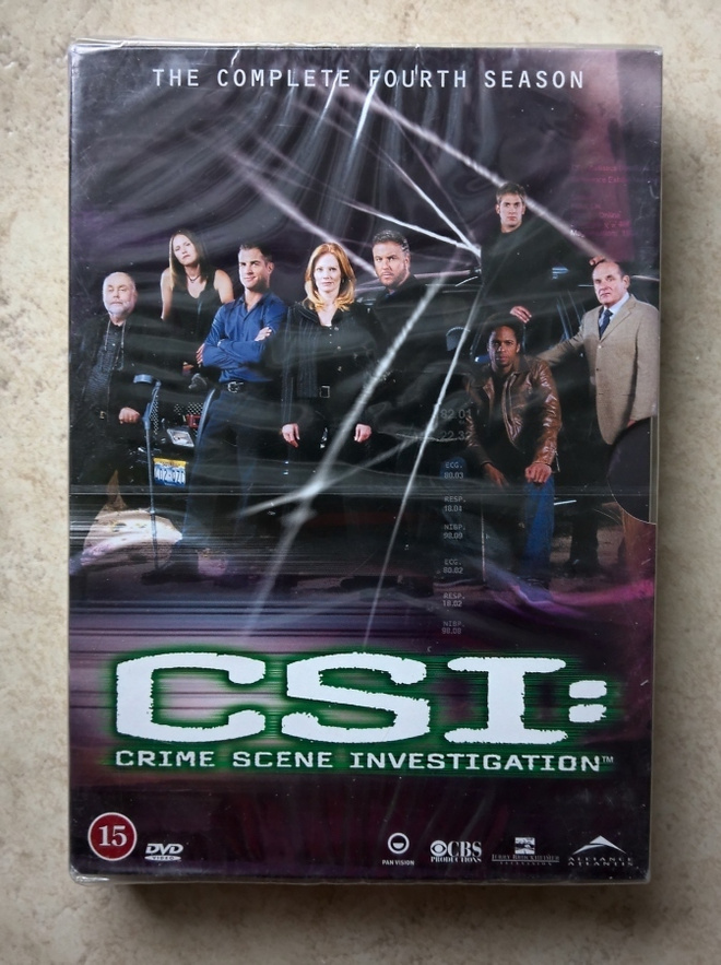 CSI: kausi 4, 6 x DVD. UUSI