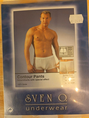 Vintage Sven O. 100% Silk Contour Pants Boxers Size S