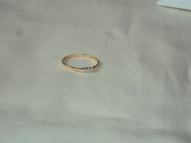 Kultainen timantti sormus 18 k
