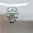 Arabia Finland uunivuoka 17 cm – valkoinen vintage - pikkukuva 4