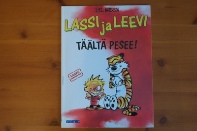 Bill Watterson:Lassi ja Leevi-Täältä pesee!P.1.1995.Nid.