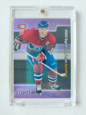 Saku Koivu - 01-02 BAP Signature Series Certified /50