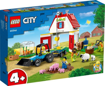Lego 60346 Ulkorakennus ja maatilan eläimet. UUSI