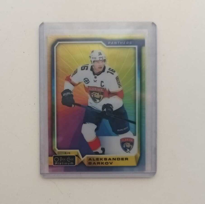 18-19 OPC Platinum Aleksander Barkov Rainbow Color Wheel