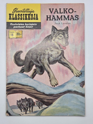 Jack London - Kuvitettuja klassikkoja - Valkohammas nro. 18