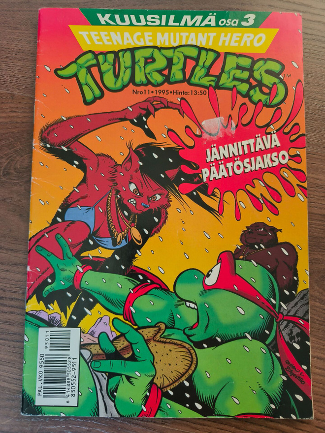 TURTLES 11/1995 (Sarjakuvamuoveissa)