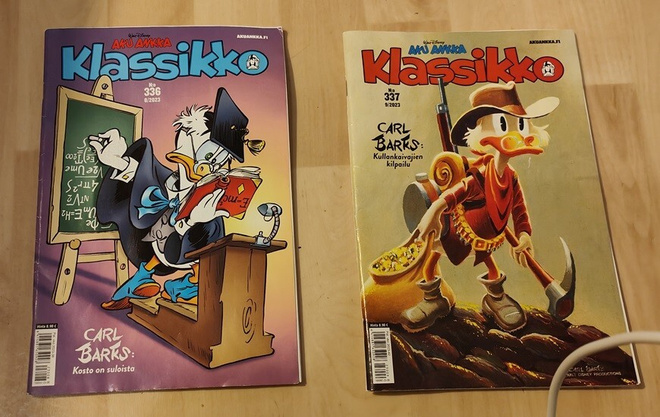 Aku Ankka klassikko nro 336 & 337