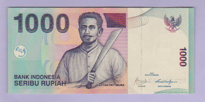 Indonesia 1000 Rupiah v.2009 UNC P-141j