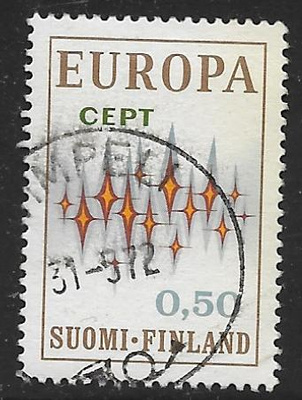 Eurooppa 0,50mk 1972 (LAPE 701) O