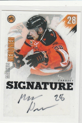 2020/21 Cardset  Signature Markus Nenonen , HPK