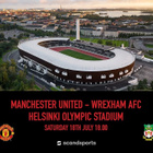 Manchester United - Wrexham lippu - pikkukuva 1