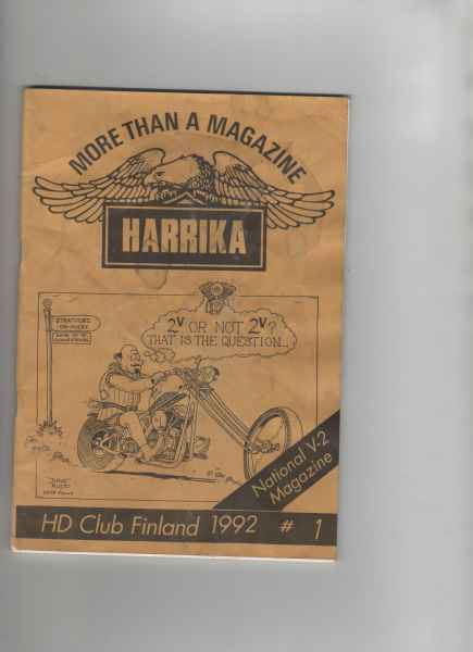 Harrika,Harley-Davidson Club Finland,1992 / 1[kausijulkaisu]