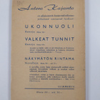 Antero Kajanto : Savuava ranta : runoja - pikkukuva 2