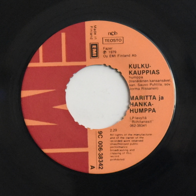 Single: Maritta ja Hankahumppa - Kulkukauppias / Rentukan...