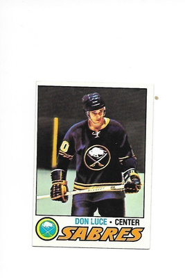1977-78 Topps #231 Don Luce Buffalo Sabres