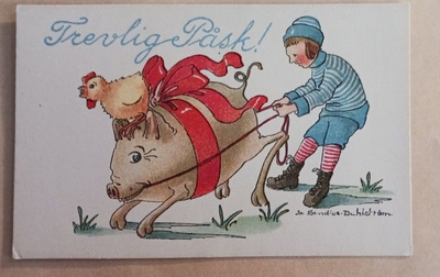 S. Sundius-Dahlström: Pääsiäispossu ja kana, ei p.