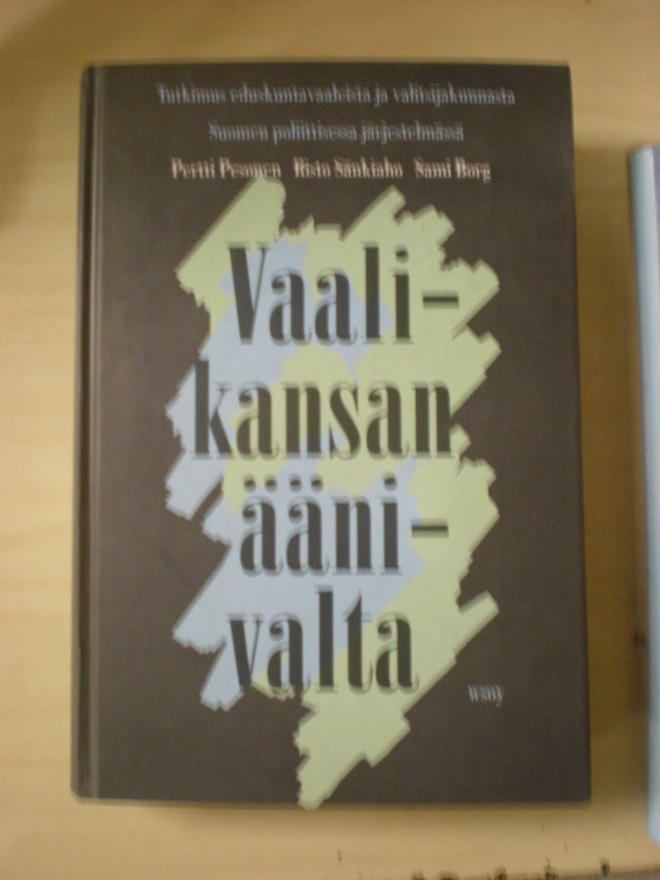Pesonen-Sänkiaho-Borg: Vaalikansan äänivalta
