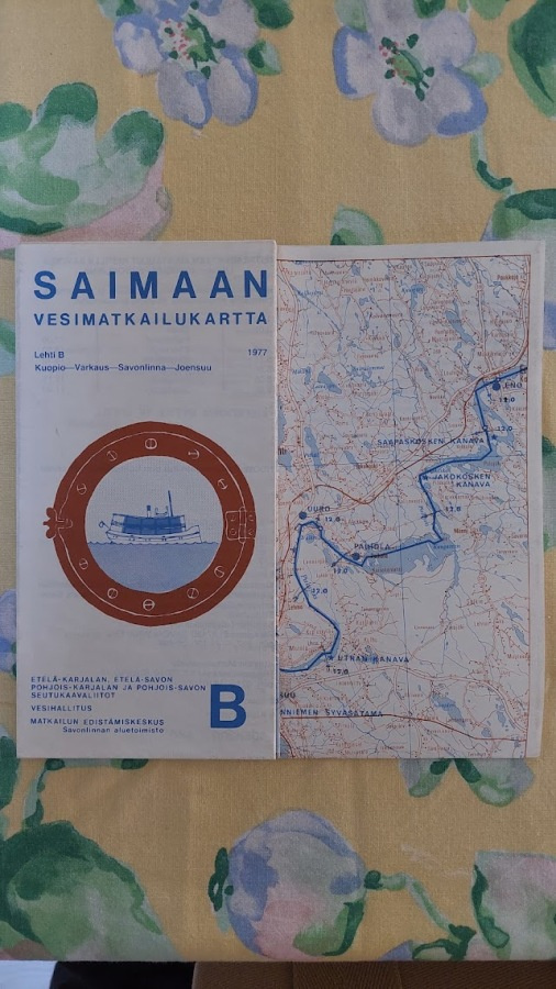 Saimaan vesimatkailukartta 1977