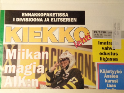 Kiekkolehti Nro 19/1996 (25.12)