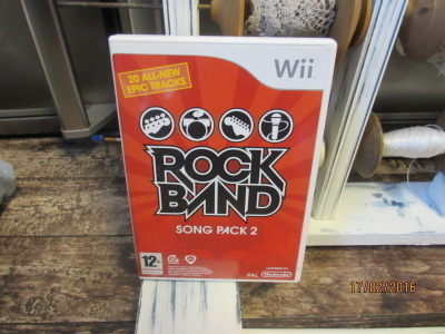 Wii Rock Band Song Pack 2 CIB