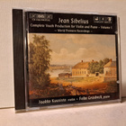 Sibelius:Complete youth production for violin. J.Kuusisto CD - pikkukuva 1