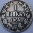 1865 1 markka tyyppi 2.1 kl3 - pikkukuva 1