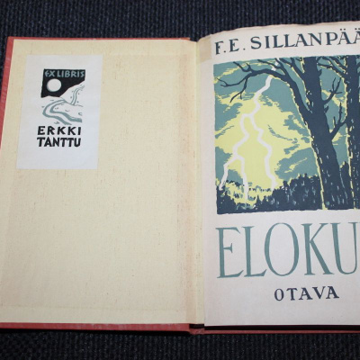 F.E. Sillanpää - Elokuu + Erkki Tanttu Ex Libris