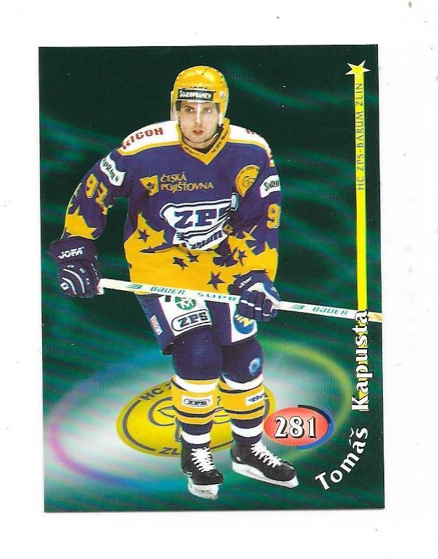 1998-99 OFS #281 Tomas Kapusta HC Zlin ex Ässät
