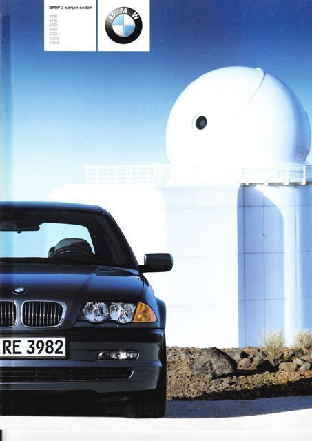 BMW 300-sarja sedan -esite, 2001