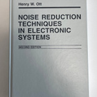 Noise Reduction Techniques in Electronic Systems (2. painos) - pikkukuva 1