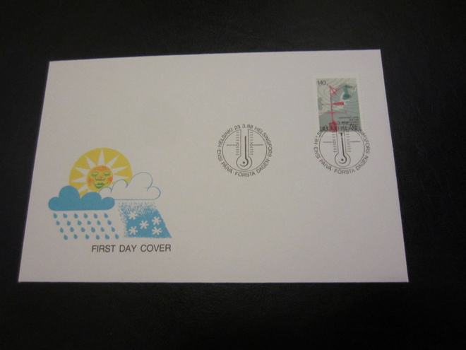 FDC 1988 Ilmatieteen laitos 150 vuotta